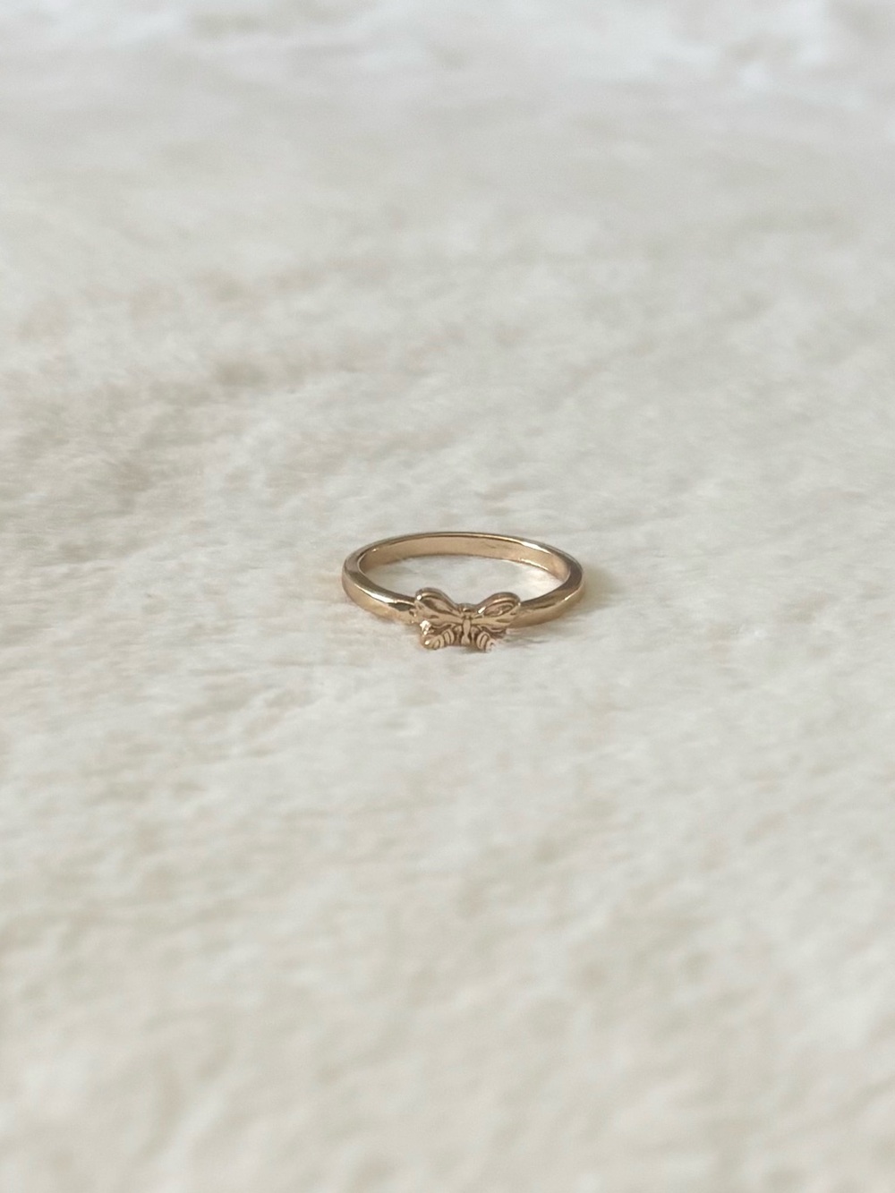 5/$15 🩷 MUST BUNDLE Delicate Butterfly Accent Gold Ring - Women Jewelry - Picture 3 of 4